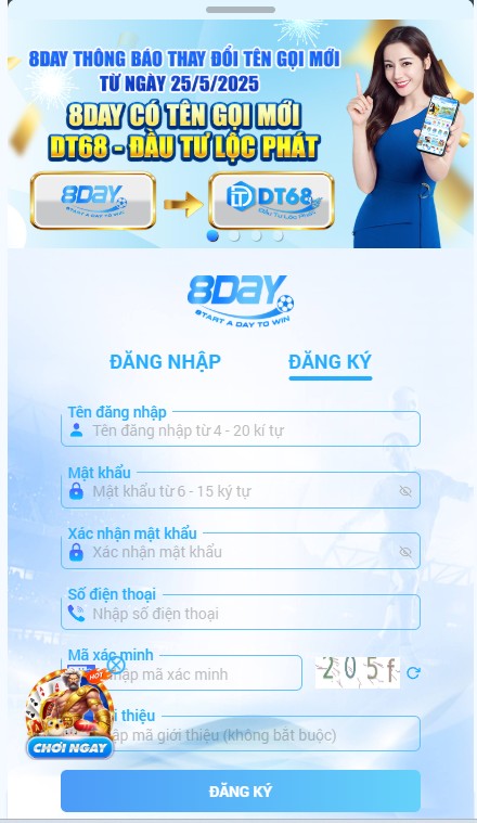 Dt68 - Link Đăng Ký Chính Thức Nhà Cái Dt68.com Mùa Bóng Quy trình đăng ký tài khoản nhanh chóng